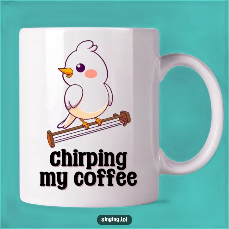 Funny Bird Melody Mug: Sweet Tunes and Chirps, Perfect Funny Gift!