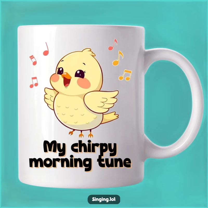 Funny Bird Song Mug: A Hilarious Gift for Chirpy Music Lovers!