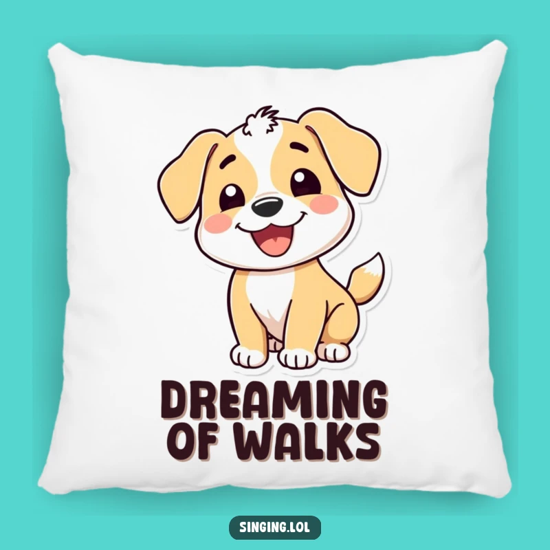 Funny Puppy Wagging Tail Pillow: Snuggle Up with Pure Joy!