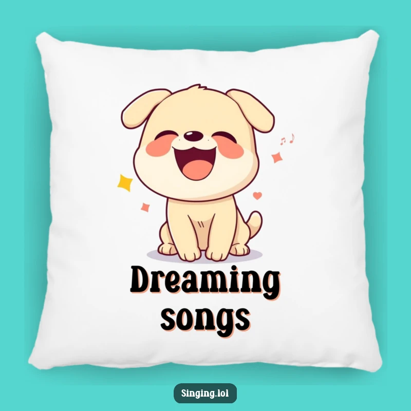 Funny Dog Howling Pillow - Cozy Comfort with a Canine Tune