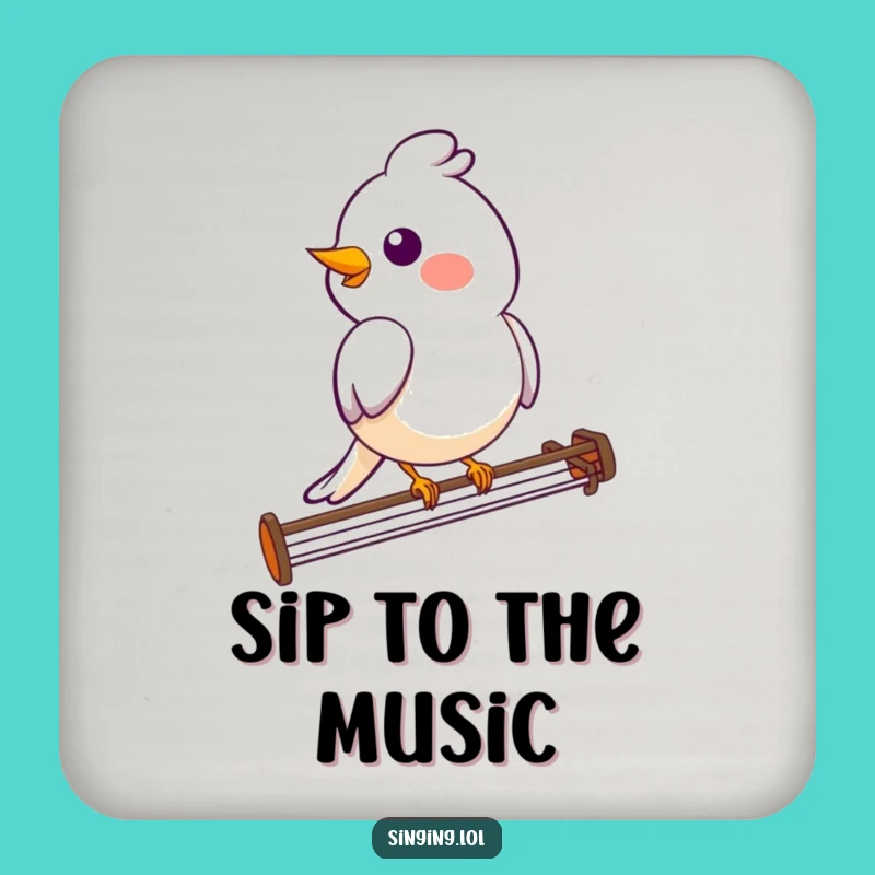 Funny Bird Melody Coaster: Protect with Sweet Tunes, Neat Funny Gift!