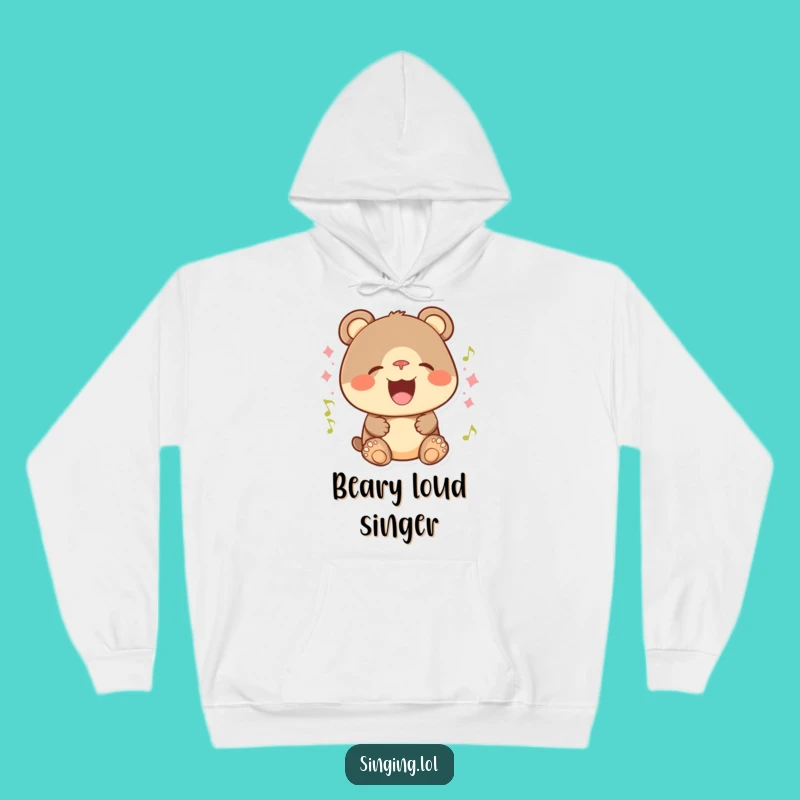 Cozy Funny Bear Cub Hoodie: Warm Up with a Singing Cub, A Hilarious Gift