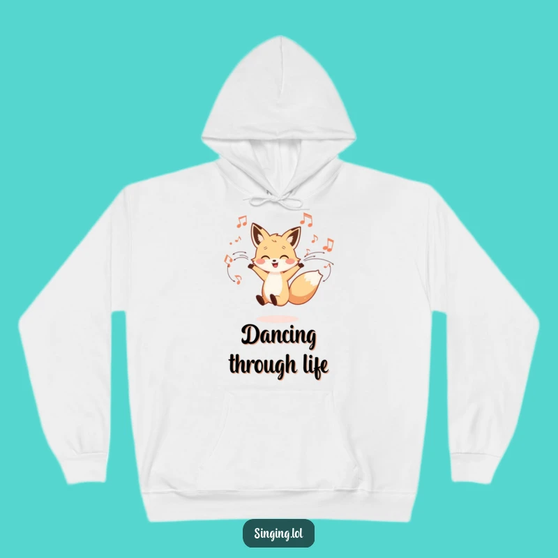 Funny Fox Dancing Hoodie: Cozy Comfort for Your Inner Dancer!