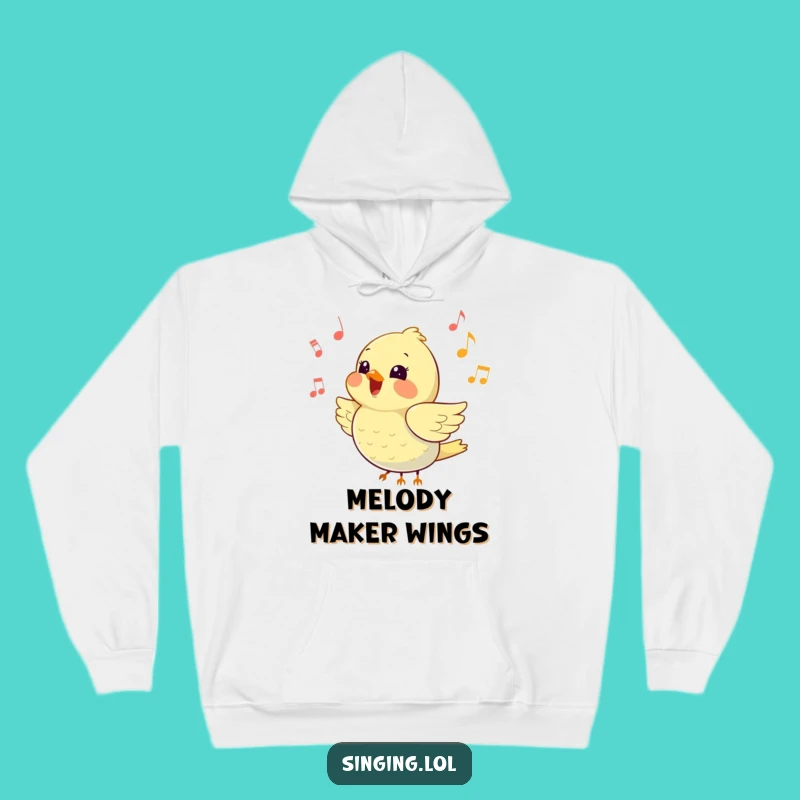 Cozy Funny Bird Song Hoodie: Warm Up with a Melody!