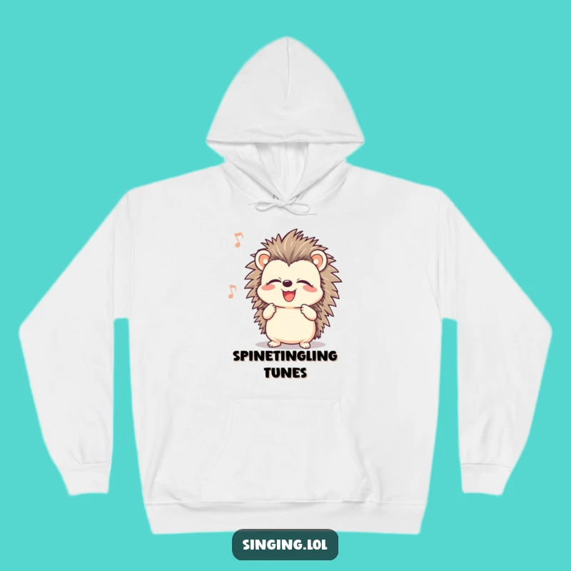 Cozy Funny Hedgehog Hoodie: Singing Character, Warm & Melodious Gift