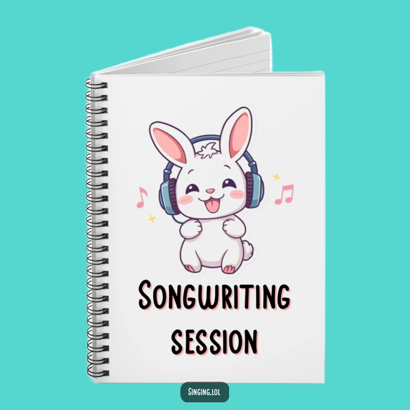 Funny Rabbit Songwriter Notebook - Hilarious Journal for Music Ideas!