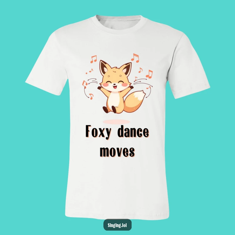 Funny Fox Dancing T-Shirt: Express Your Joyful Rhythm!