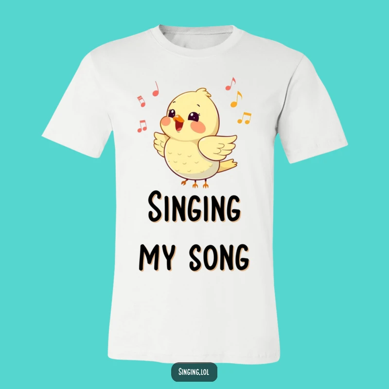 Funny Bird Song T-Shirt: Wear Your Happy Tune!
